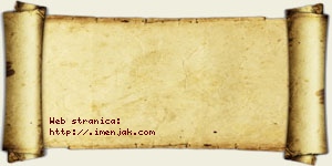 Danijela Smiljković vizit kartica